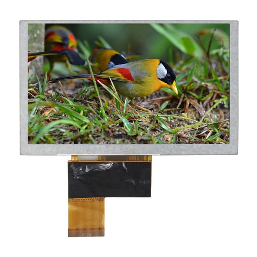 5.0 Inch Automotive 800x480 TFT LCD Display