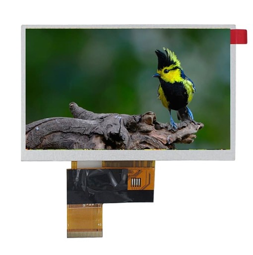 5.0 Inch Industrial 800x480 LVDS TFT LCD Display